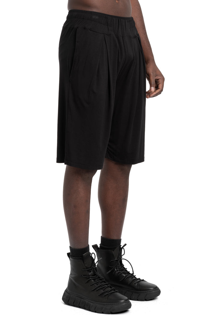 La Haine Inside Us | SS26 - Bamboo jersey shorts, Black M1240