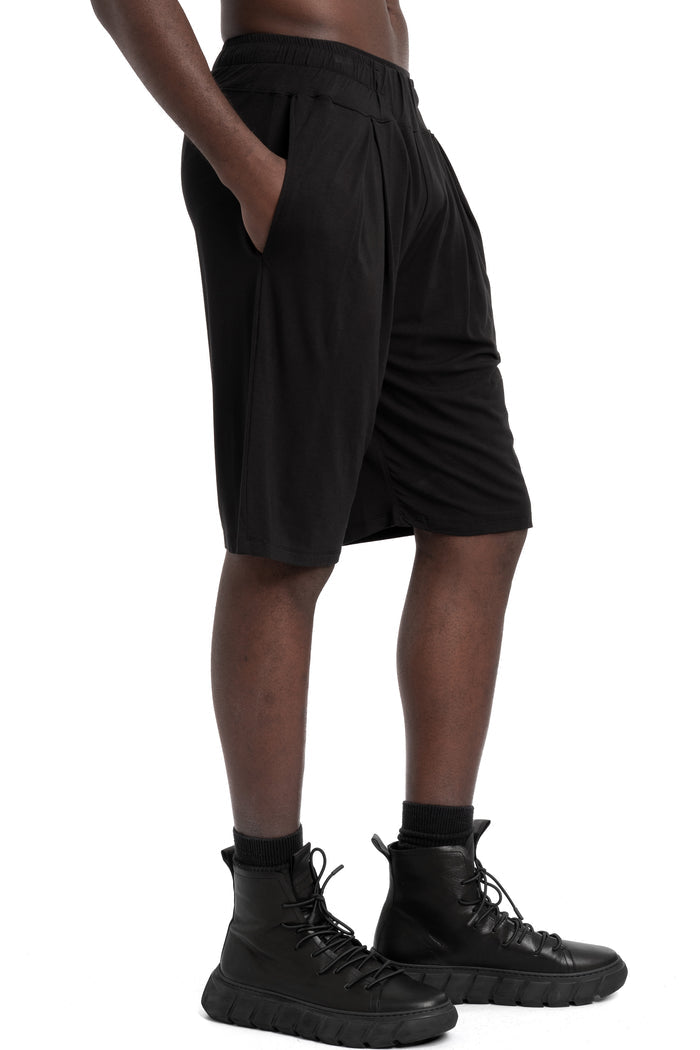 La Haine Inside Us | SS26 - Bamboo jersey shorts, Black M1240
