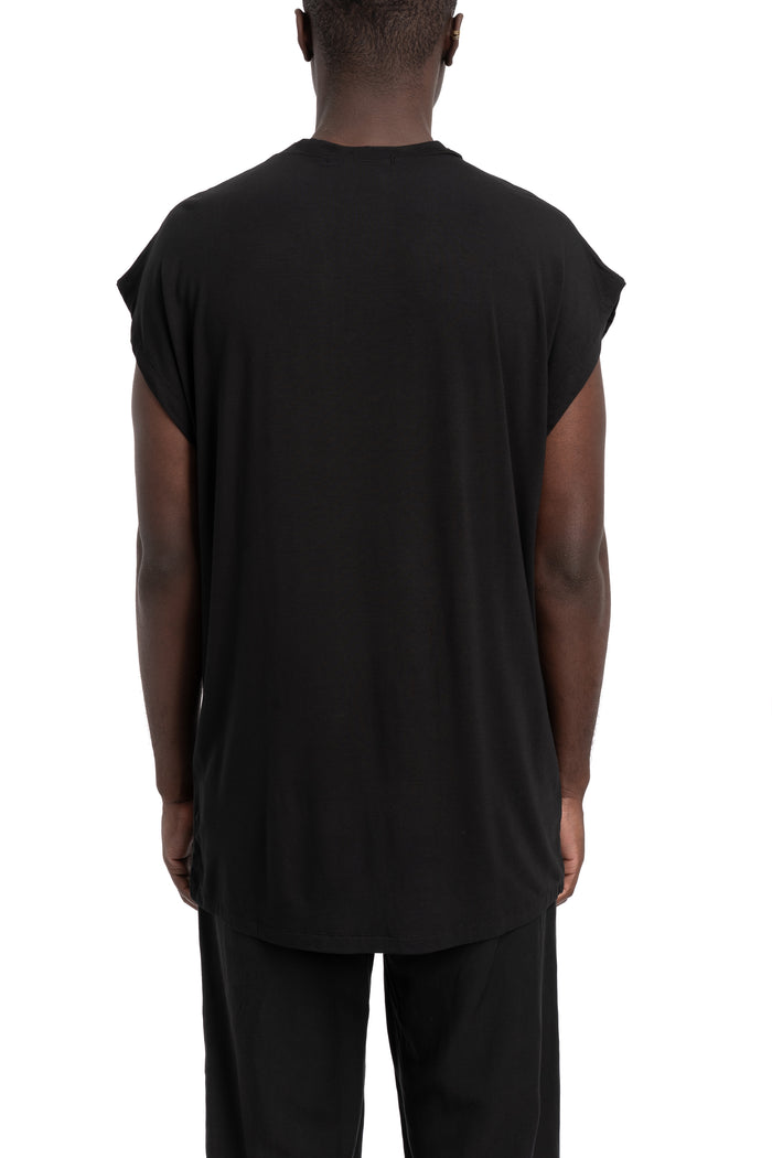 La Haine Inside Us | SS26 - Bamboo jersey tank, Black M1242