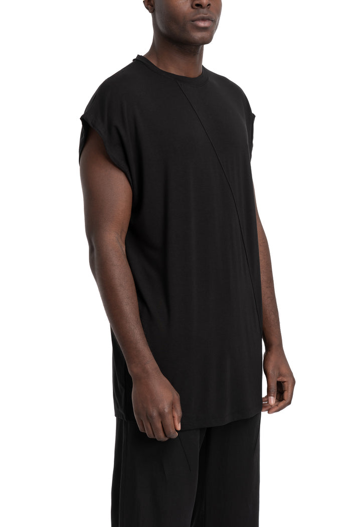La Haine Inside Us | SS26 - Bamboo jersey tank, Black M1242