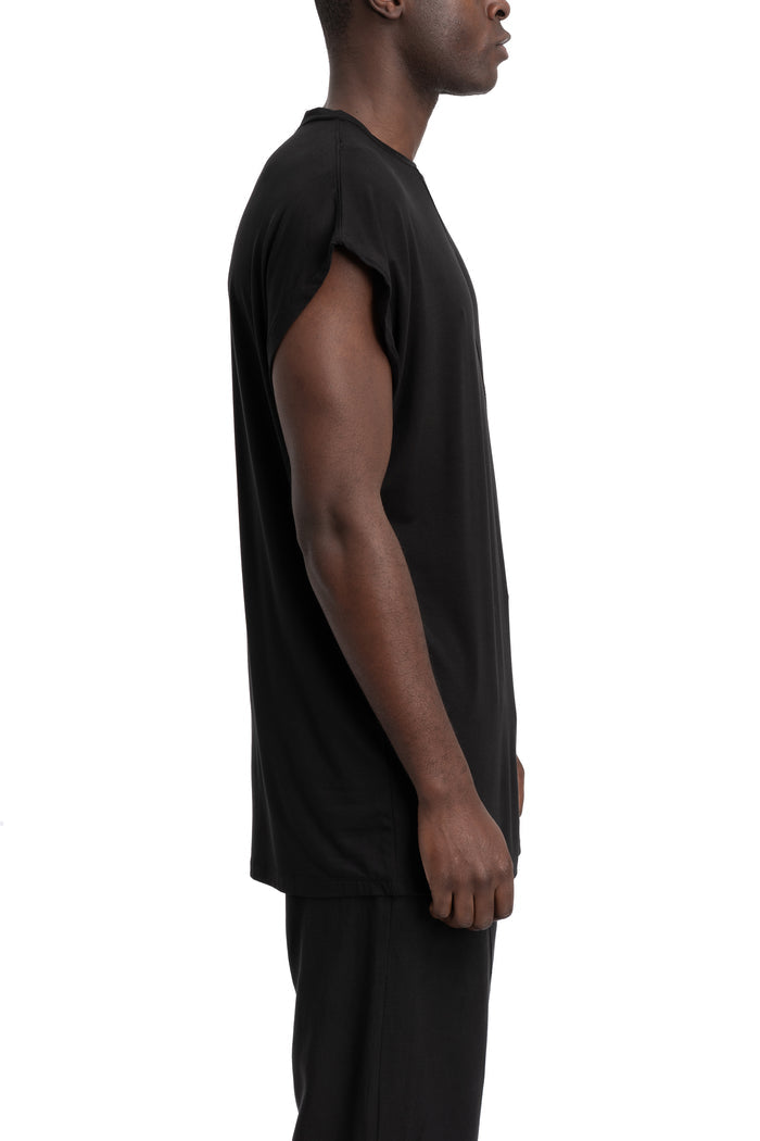 La Haine Inside Us | SS26 - Bamboo jersey tank, Black M1242