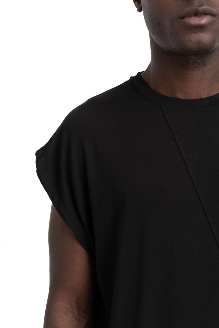 La Haine Inside Us | SS26 - Bamboo jersey tank, Black M1242