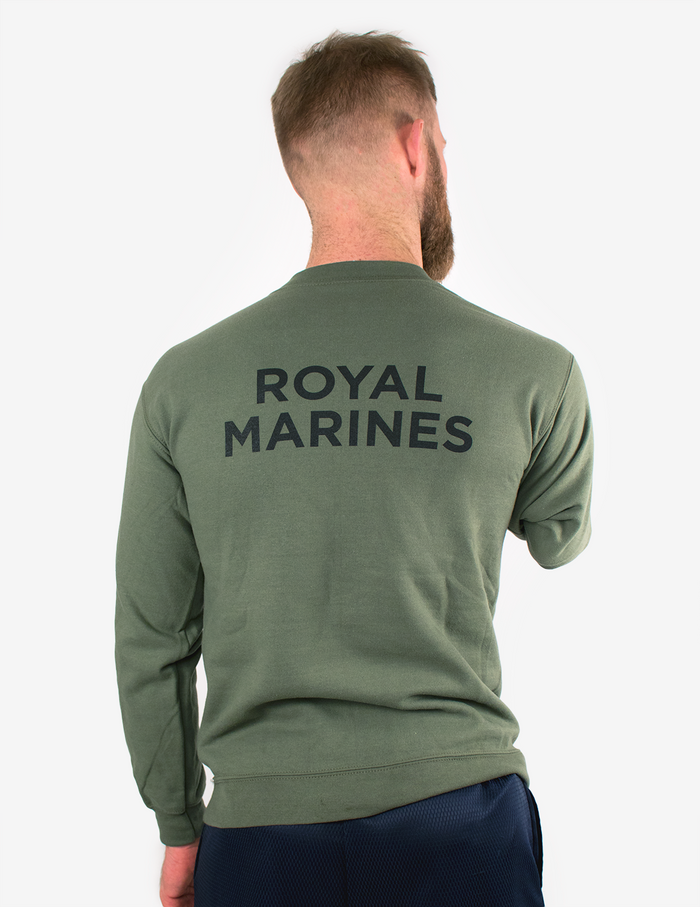 Basic Royal Marines Sweatshirt - Military Green