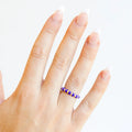 Beaded Blondes Royal Blue beaded ring