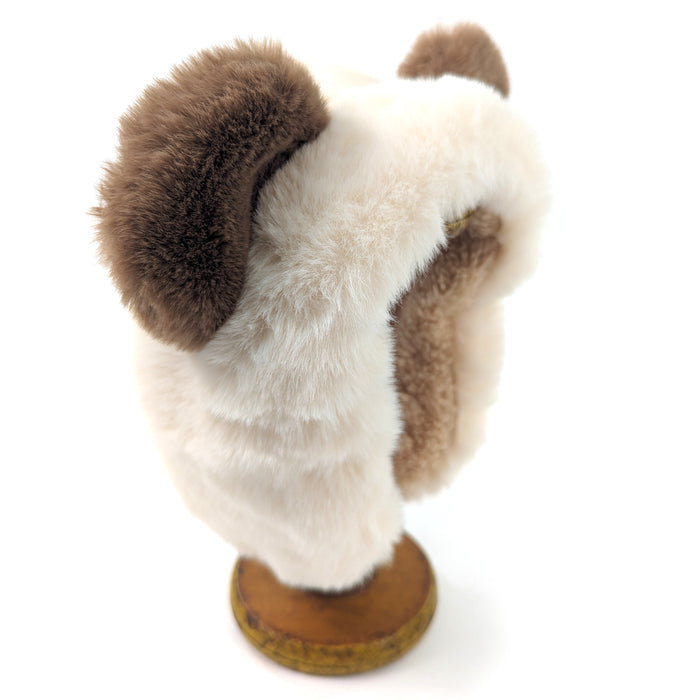 Bear Ear Head Band/Muffs - Cream