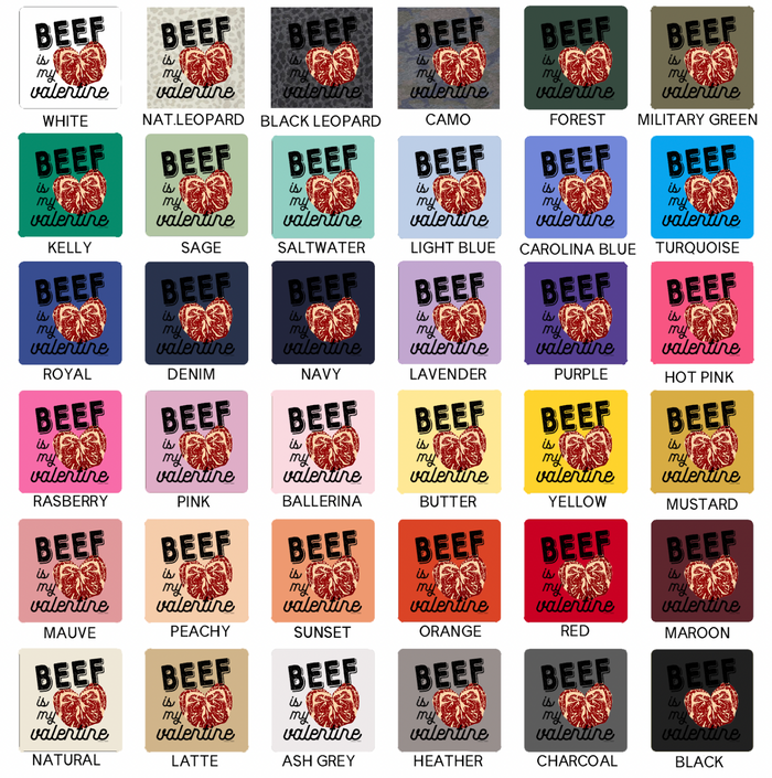Beef Is My Valentine– Infant/Toddler/Youth