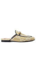 Gucci Beige GG Princetown Loafers - Runway Catalog