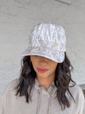 Beige & Grey Camo Print Mama Hat