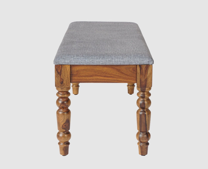 Belgium 3 Seater Sheesham Wood Bench - Furniselan - Teak-Finish