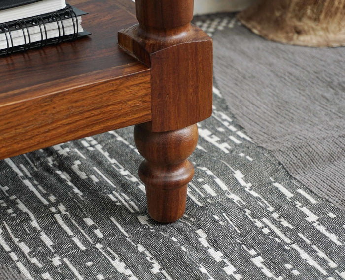 Belgium Solid Wood Side Table - Furniselan - Teak-Finish