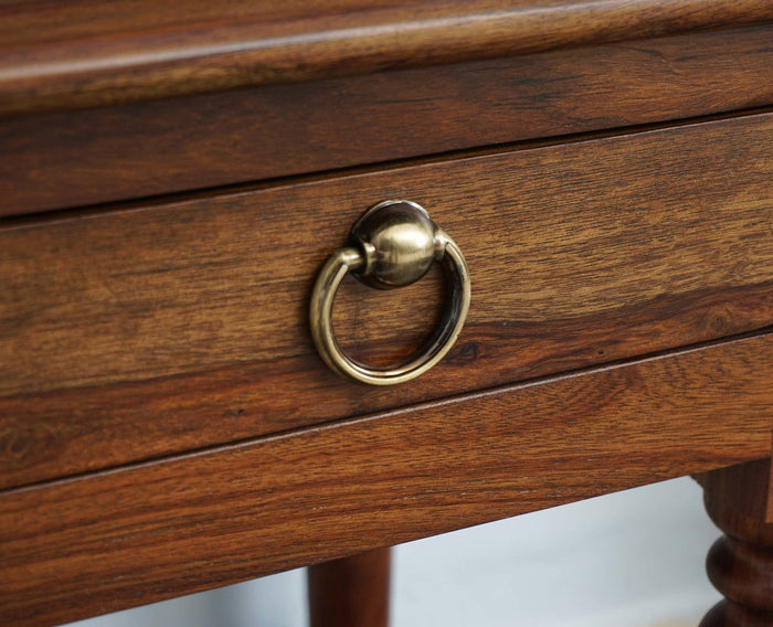 Belgium Solid Wood Side Table - Furniselan - Teak-Finish