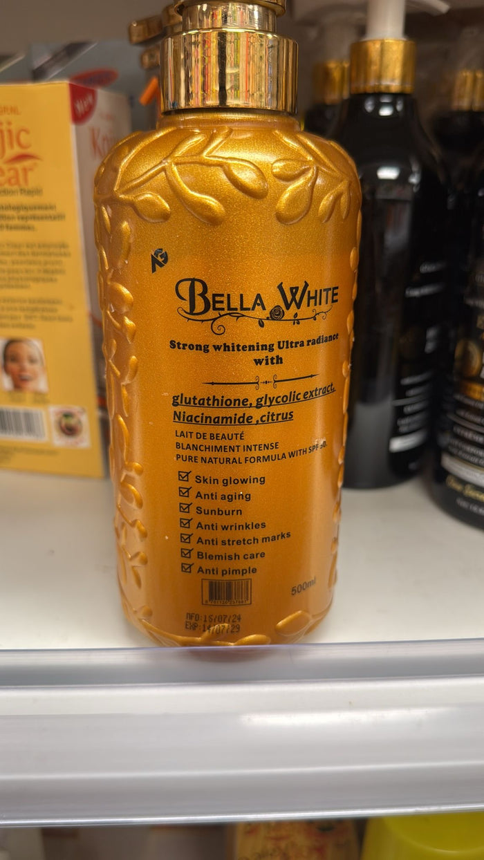 Bella white Gluta Glow Body milk 500ml