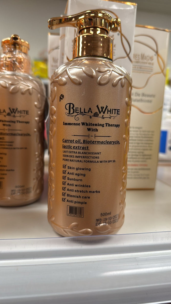 Bella white Gluta Glow Body milk 500ml