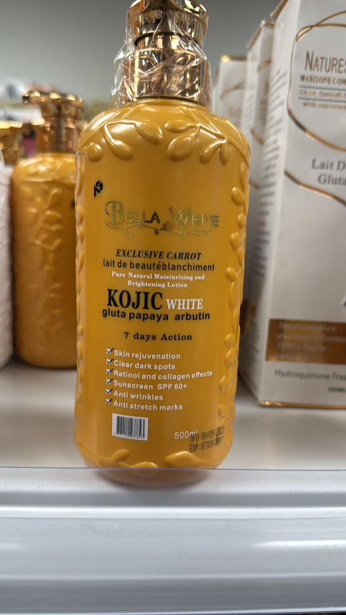 Bella white Gluta Glow Body milk 500ml