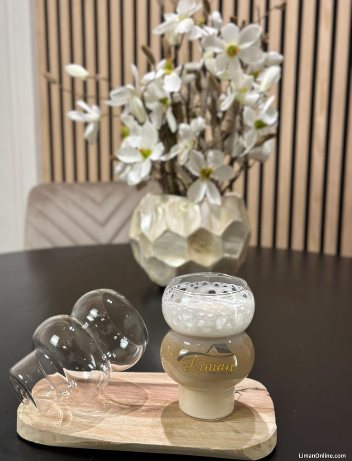 ZH Belly Clear 2 delige Borosilikatglas 535 ml