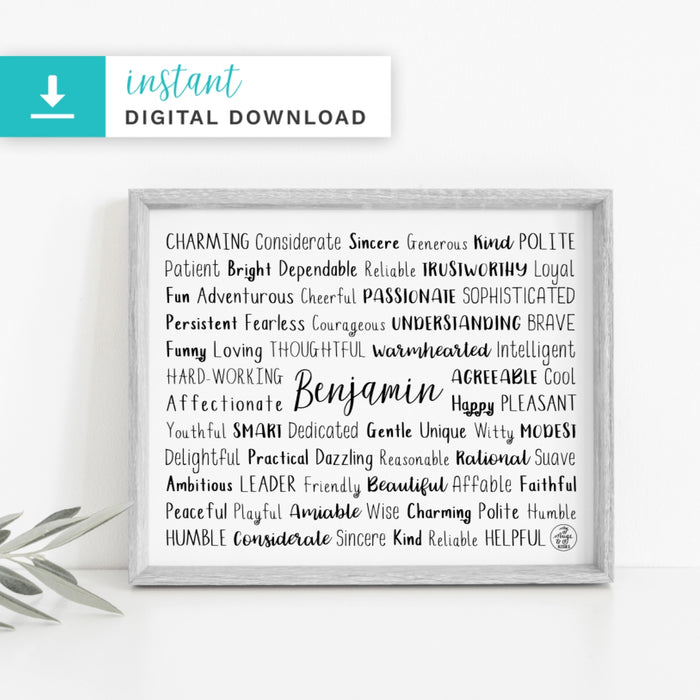 Benjamin Digital Download