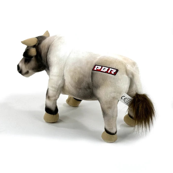 Big Country 14" PBR Bull Plush - Grey