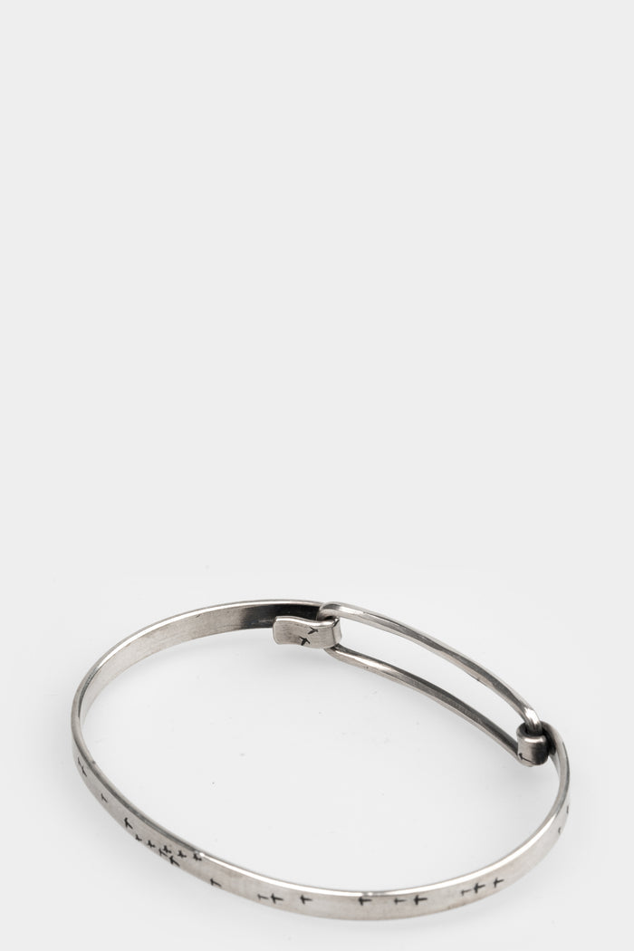 Werkstatt München | Bird flight silver band bracelet M2216