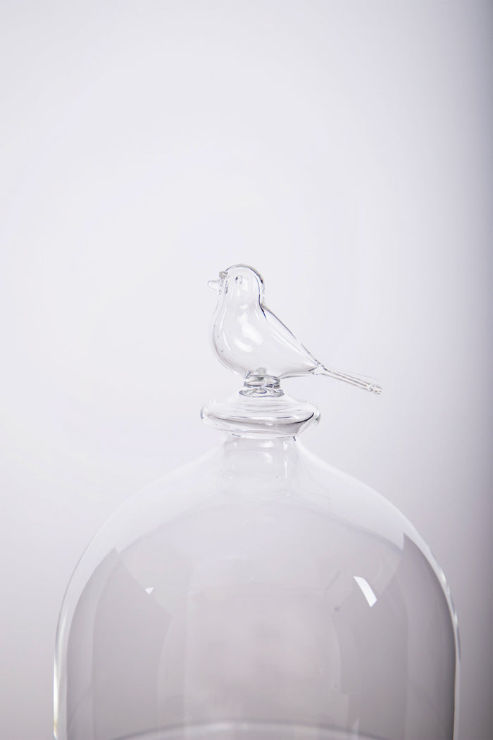 Bird Glass Container