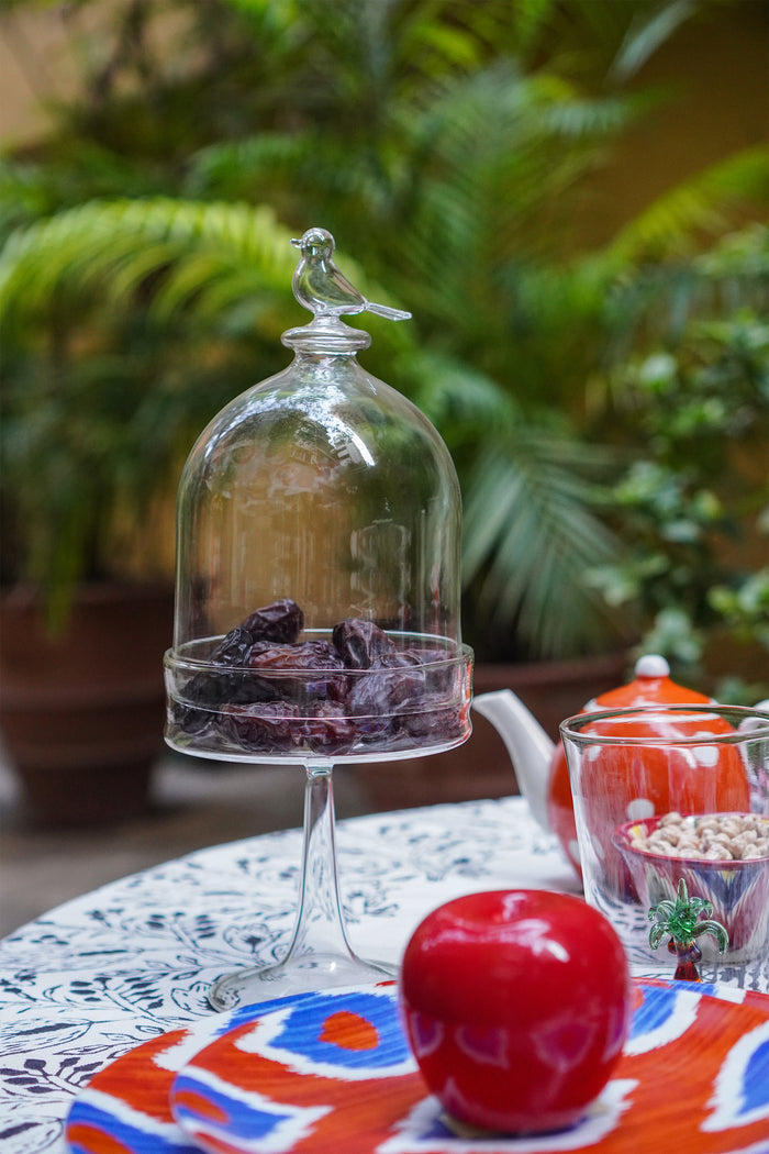 Bird Glass Container