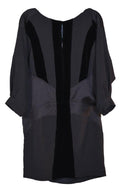 BCBGMAXAZRIA Black Bat Sleeve Mini Dress - Runway Catalog