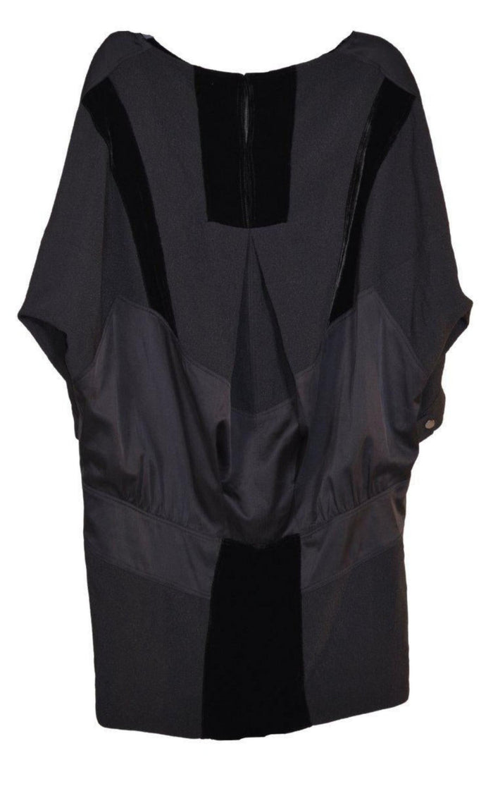 BCBGMAXAZRIA Black Bat Sleeve Mini Dress - Runway Catalog