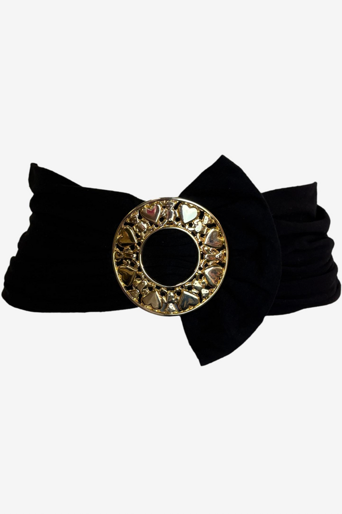 Black Bow Belt