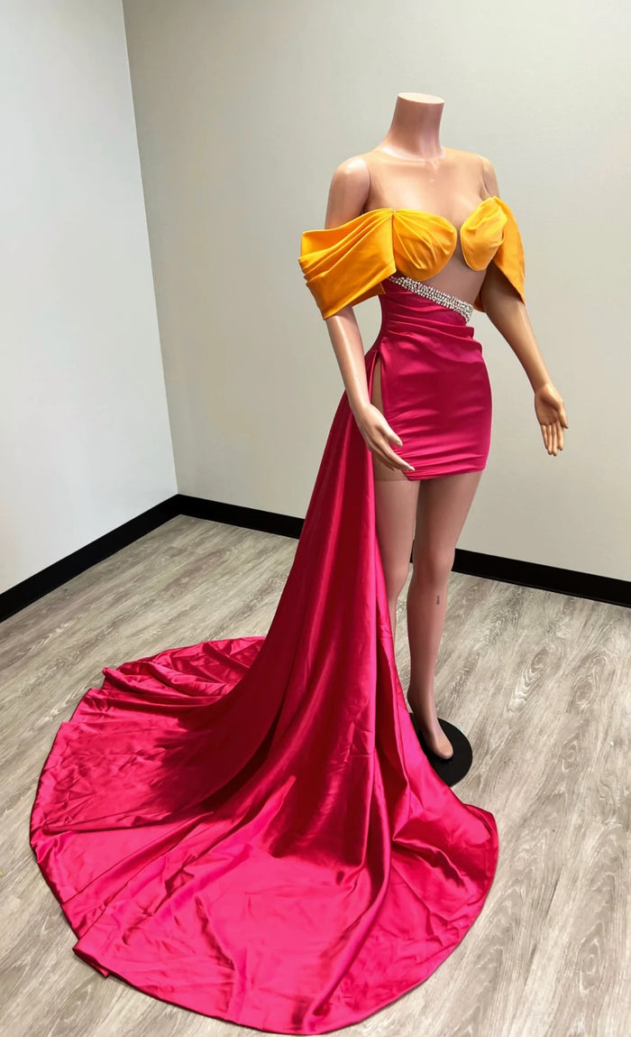 Black Girl Homecoming Dress 2022 Bodycon Off Shoulder Corset back with Long Skirt