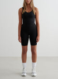 Black Sense Biker Shorts & Bralette Set