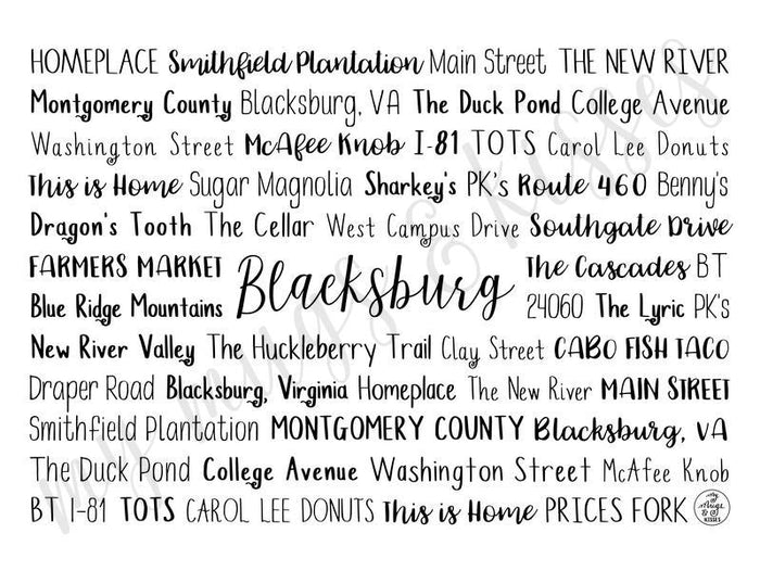 Blacksburg, VA Tumbler