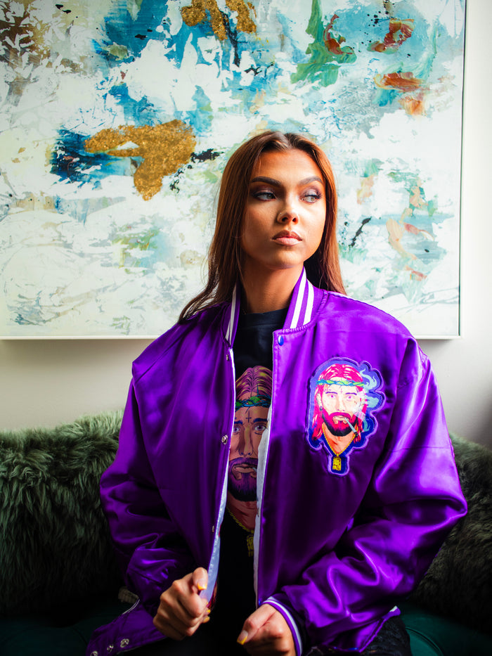 Bomber Jacket - Deep Purple