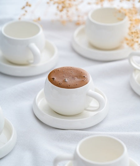 Liman Home Decor - Liman Online Bondy Espressoset 12 Delig | 6 Persoons
