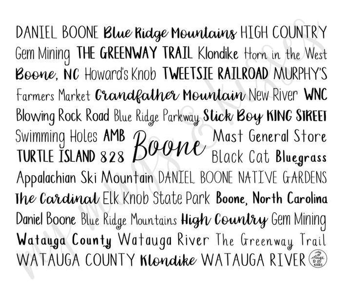 Boone, NC Travel Mug