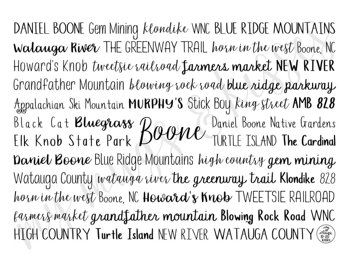Boone, NC Tumbler