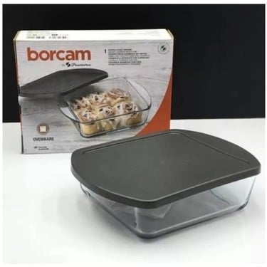 BORCAM Borcam Vierkant Ovenschaal Met Deksel | Grijs