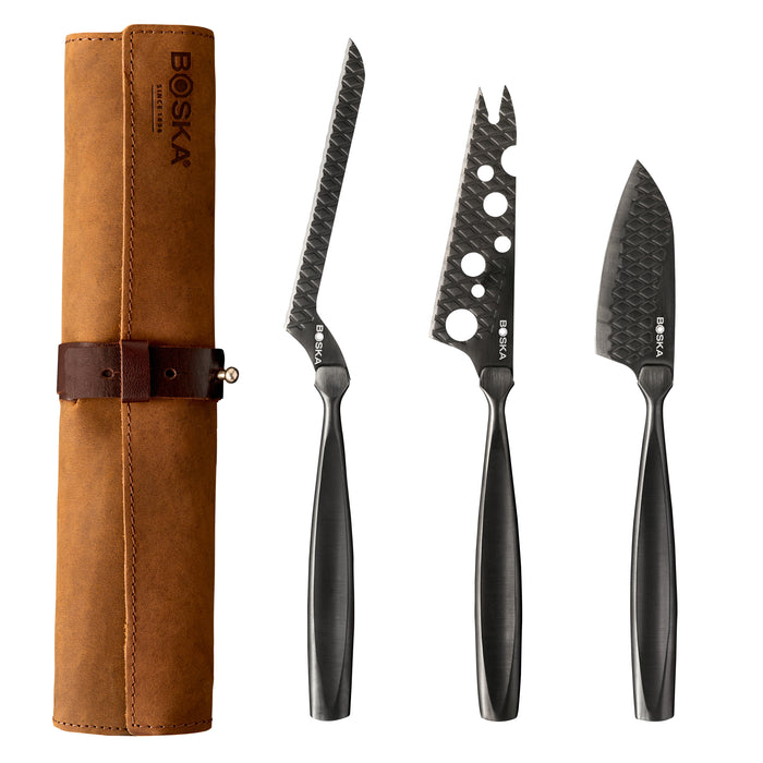 BOSKA® Cheese Knife Set Monaco+ Dark