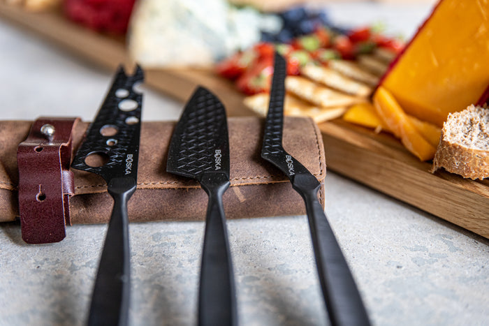 BOSKA® Cheese Knife Set Monaco+ Dark