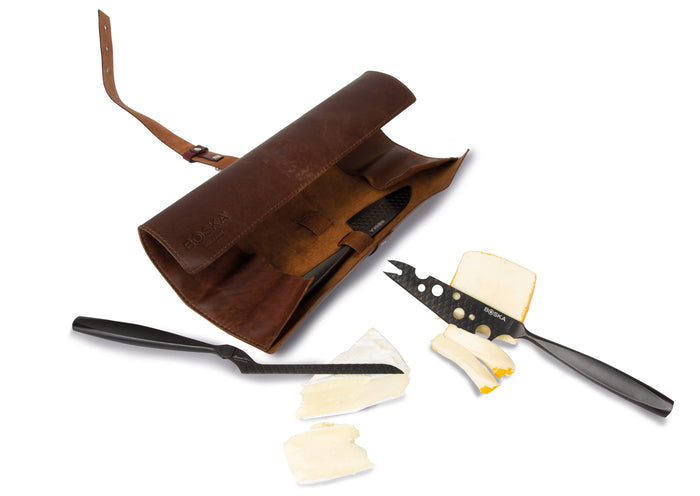 BOSKA® Cheese Knife Set Monaco+ Dark