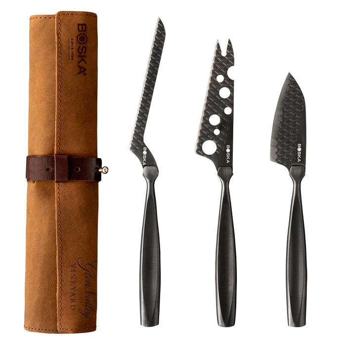 BOSKA® Cheese Knife Set Monaco+ Dark
