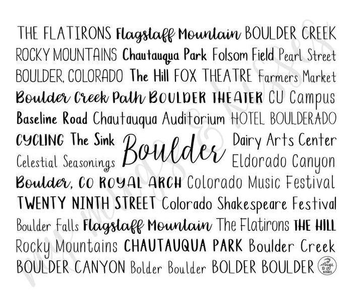 Boulder, CO Travel Mug