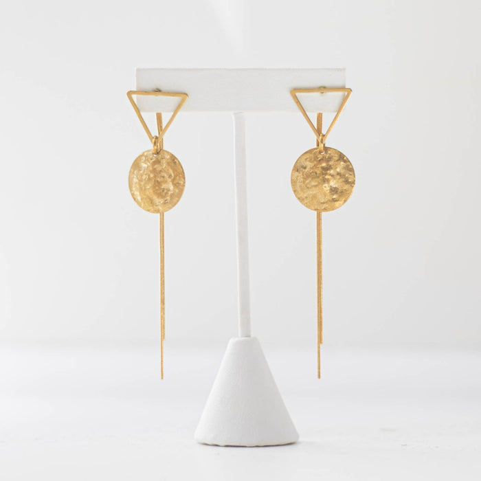 Brass Fusion Earrings