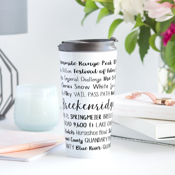 Breckenridge, CO Travel Mug