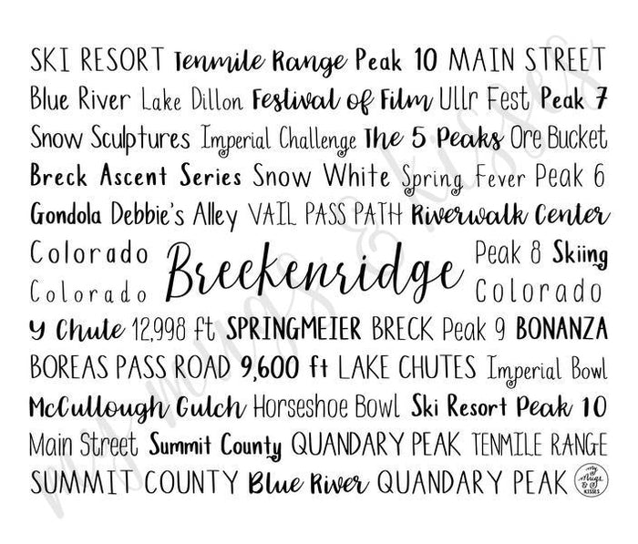 Breckenridge, CO Travel Mug