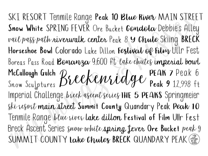 Breckenridge, CO Tumbler