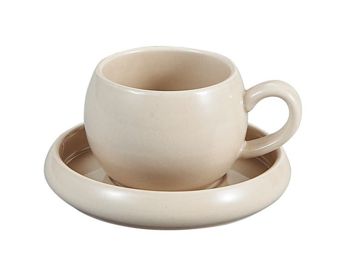 BRICARD PORCELAIN Bricard Bondy Espressoset 4 Delig | 2 Persoons Taupe