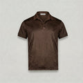 BROWN MERCERISED POLO