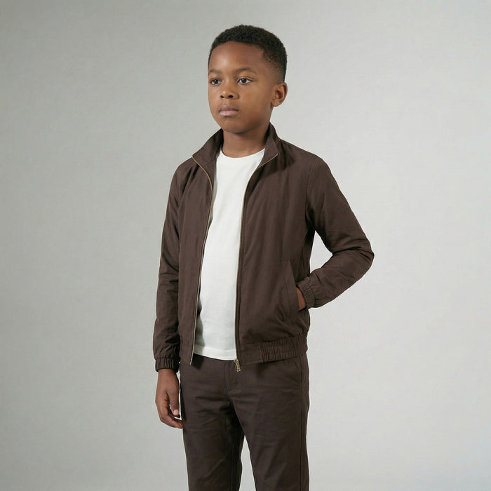 BROWN TECH SUIT KIDS