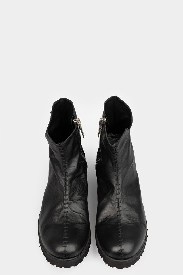 Samoke | AW25 - Calf leather side zip ankle boots, STL-0525