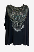 Camilla Order Of Disorder Loose Fit Embellished Shirt
