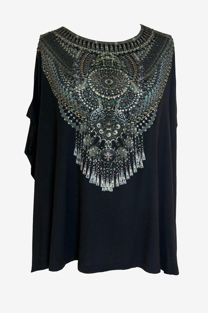 Camilla Order Of Disorder Loose Fit Embellished Shirt